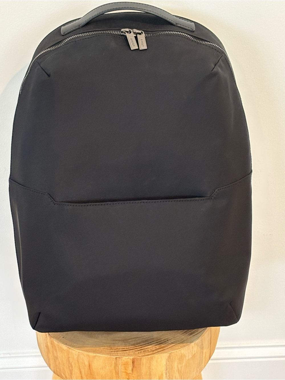 Away The Everywhere Zip Backpack 20L - Jet Black (Like New!)